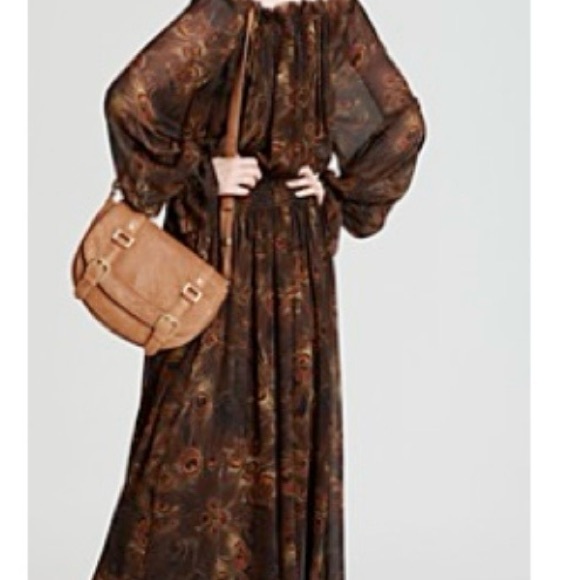 Rachel Zoe Women's Black and Brown Long Sleeve Dress - Picture 7 of 13